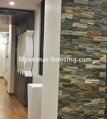 ミャンマー不動産 - 賃貸物件 - No.4449 - Green Lake Condominium room with Kandawgyi Lake View for rent in Mingalar Taung Nyunt! - kitchen wall decoration