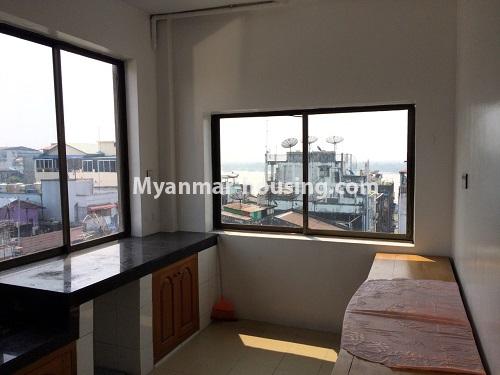 Myanmar real estate - for rent property - No.4451 - Decorated Condominium room for rent in China Town, Lanmadaw - Kitchen