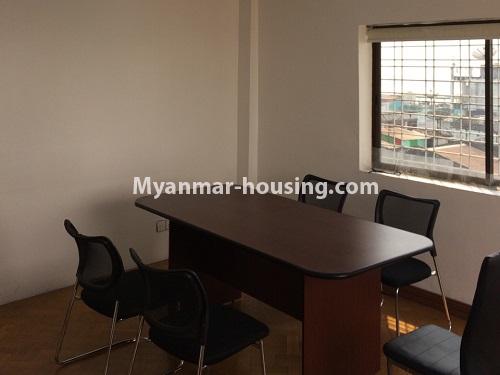 Myanmar real estate - for rent property - No.4451 - Decorated Condominium room for rent in China Town, Lanmadaw - dining area