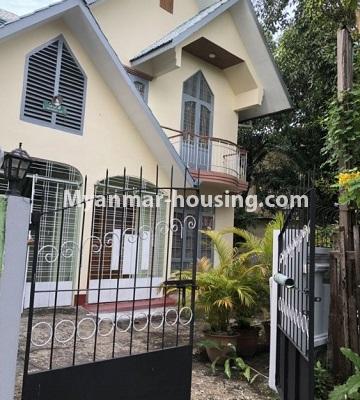 Myanmar real estate - for rent property - No.4455 - Landed house in quiet and nice environment for rent in Thin Gann Gyun! - ့့house view