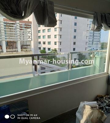 Myanmar real estate - for rent property - No.4456 - Penthouse with beautiful decoration and full furniture for rent in the Heart of Yangon! - balcony