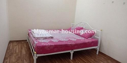 ミャンマー不動産 - 賃貸物件 - No.4458 - Downtown condominium room with furniture for rent! - bedroom