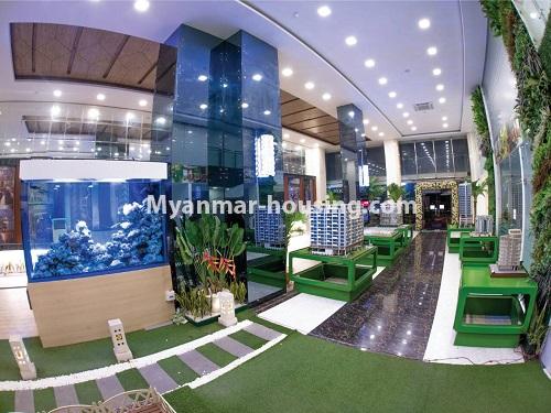 Myanmar real estate - for rent property - No.4459 - Ground floor with mezzanine for office or business investment for rent in Mingalar Taung Nyunt! - another view of interior decoration