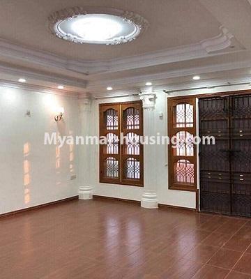 Myanmar real estate - for rent property - No.4461 - Large Apartment room for office option in Thin Gann Gyun! - anothr view of living room