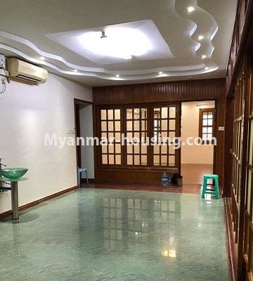 Myanmar real estate - for rent property - No.4461 - Large Apartment room for office option in Thin Gann Gyun! - dining area