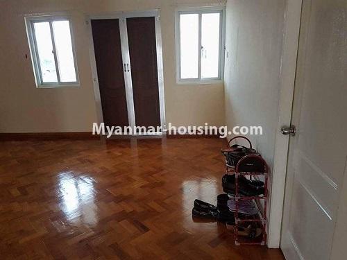 Myanmar real estate - for rent property - No.4466 - Two storey landed house with five bedrooms for rent in Nawaday Housing, Hlaing Thar Yar! - upstairs living room
