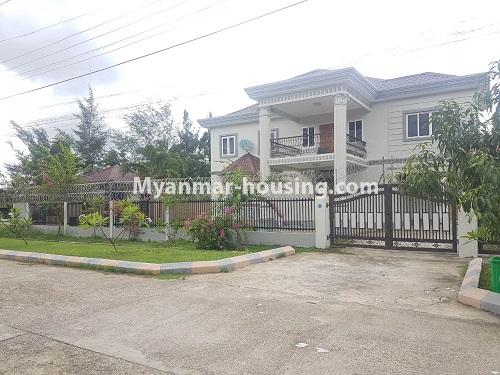 Myanmar real estate - for rent property - No.4466 - Two storey landed house with five bedrooms for rent in Nawaday Housing, Hlaing Thar Yar! - house view