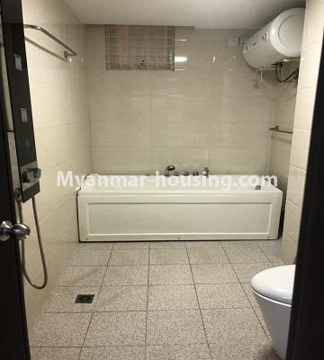 Myanmar real estate - for rent property - No.4471 - Decorated ground floor for residence in Yaw Min Gyi Area, Dagon! - Bathroom 2