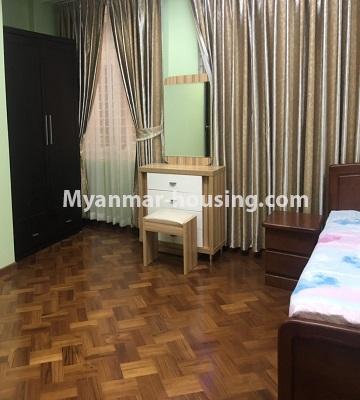 Myanmar real estate - for rent property - No.4471 - Decorated ground floor for residence in Yaw Min Gyi Area, Dagon! - master bedroom 2