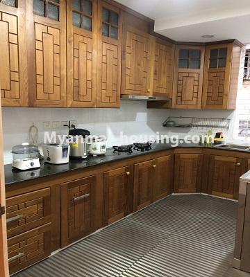 Myanmar real estate - for rent property - No.4471 - Decorated ground floor for residence in Yaw Min Gyi Area, Dagon! - kitchen