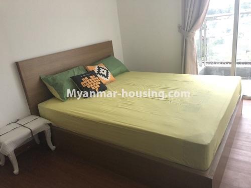 缅甸房地产 - 出租物件 - No.4475 - Furnished room in Sanchaung Garden Condominium for rent in Sanchaung! - single bedroom