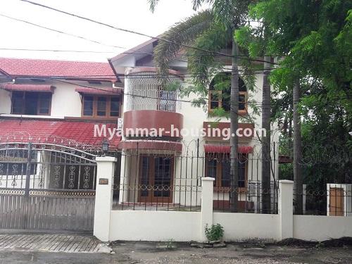 缅甸房地产 - 出租物件 - No.4477 - Two storey landed house for rent in North Okkalapa! - house view