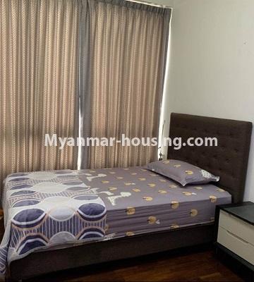 Myanmar real estate - for rent property - No.4481 - Kan Thar Yar Residential Condominium room for rent near Kan Daw Gyi Park! - bedroom 2