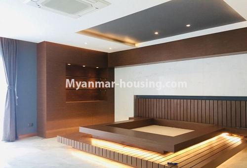 Myanmar real estate - for rent property - No.4484 - Shwe Zabu River View Condominium Penthouse for rent in Ahlone! - another inside decoration view