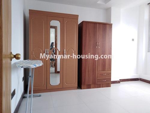Myanmar real estate - for rent property - No.4485 - Furnished condominium room for rent in Downtown! - another single bedroom