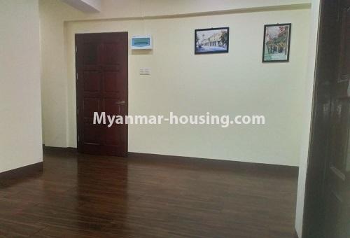 Myanmar real estate - for rent property - No.4488 - Mini condominium room for rent near South Okkalapa Yatana Road. - living room