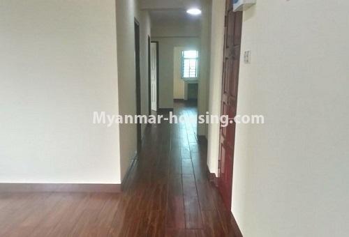 Myanmar real estate - for rent property - No.4488 - Mini condominium room for rent near South Okkalapa Yatana Road. - corridor