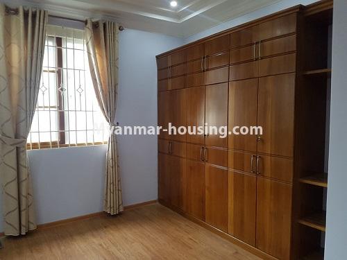 Myanmar real estate - for rent property - No.4491 - Two storey landed house for residence or office for rent in Yankin! - master bedroom 1