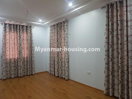 缅甸房地产 - 出租物件 - No.4491 - Two storey landed house for residence or office for rent in Yankin! - master bedroom 3