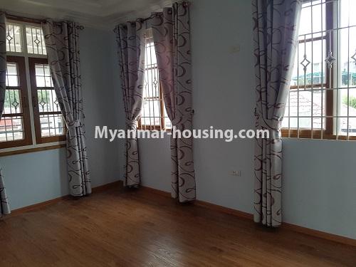 Myanmar real estate - for rent property - No.4491 - Two storey landed house for residence or office for rent in Yankin! - single bedroom