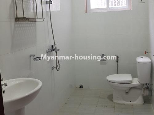 ミャンマー不動産 - 賃貸物件 - No.4491 - Two storey landed house for residence or office for rent in Yankin! - bathroom 2