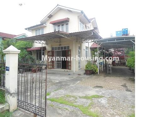 ミャンマー不動産 - 賃貸物件 - No.4492 - Furnished two storey house for rent in F.M.I City, Hlaing Thar Yar! - house view