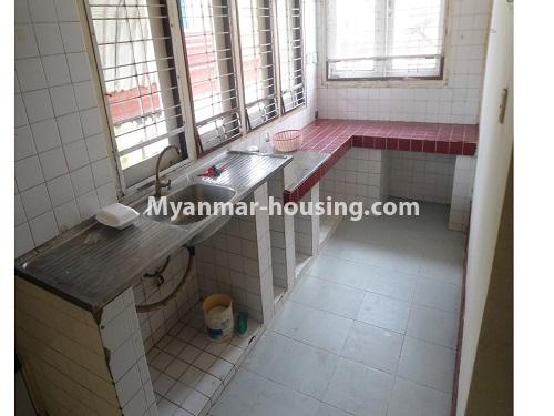 Myanmar real estate - for rent property - No.4492 - Furnished two storey house for rent in F.M.I City, Hlaing Thar Yar! - kitchen