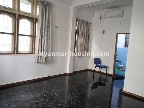 Myanmar real estate - for rent property - No.4493 - Two storey landed house for office or residence for rent in Dagon! - downstairs master bedroom