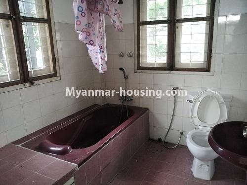 ミャンマー不動産 - 賃貸物件 - No.4493 - Two storey landed house for office or residence for rent in Dagon! - bathroom