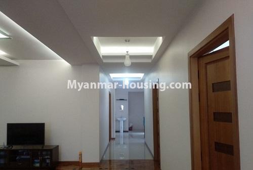 Myanmar real estate - for rent property - No.4494 - Decorated and furnished room for residence in Yaw Min Gyi Area, Dagon! - corridor