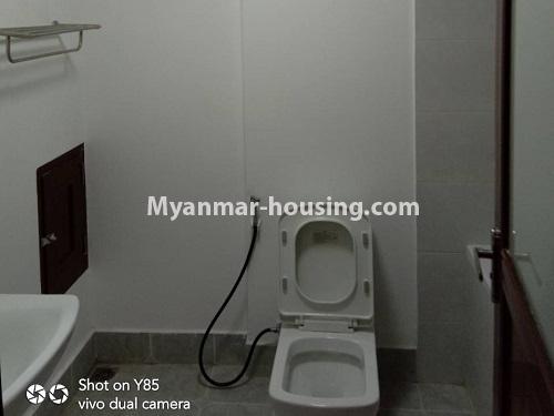 Myanmar real estate - for rent property - No.4495 - Modern room in Sanchaung Garden Residence for rent in Sanchaung! - bathroom 2