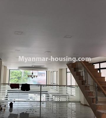 缅甸房地产 - 出租物件 - No.4496 - Half and three storey building for showroom options on South Okkalapa Main Road. - mezzanine view