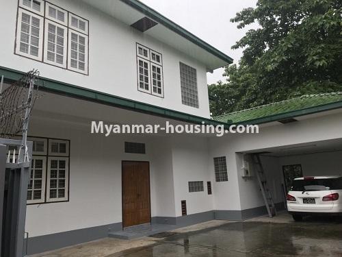 မြန်မာအိမ်ခြံမြေ - ငှားရန် property - No.4497 - ဗဟန်းတွင် လူနေထိုင်ရန် သို့မဟုတ် ရုံးခန်းဖွင့်ရန် နှစ်ထပ်အိမ်တစ်လုံး ငှားရန်ရှိသည်။ - house view