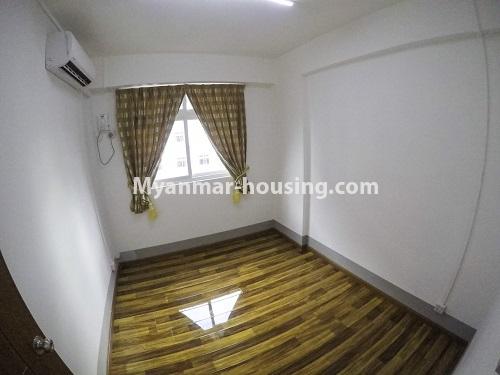 Myanmar real estate - for rent property - No.4499 - Two bedroom condominium room in Botahtaung Time Square! - bedroom 1 view