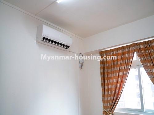 Myanmar real estate - for rent property - No.4499 - Two bedroom condominium room in Botahtaung Time Square! - bedroom 2 view