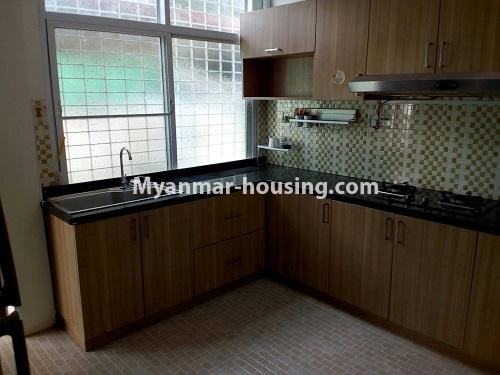 Myanmar real estate - for rent property - No.4500 - Furnished landed house with four master bedrooms for rent in Bahan! - kitchen view