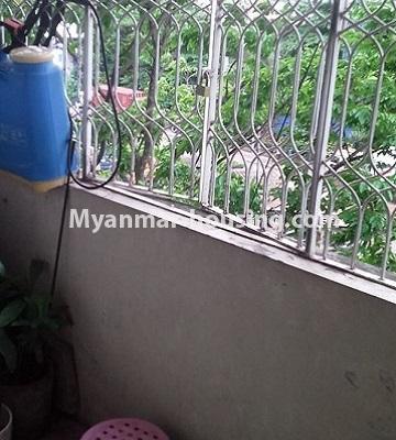 Myanmar real estate - for rent property - No.4501 - Large apartment for office option for rent in Botahatung! - balcony view