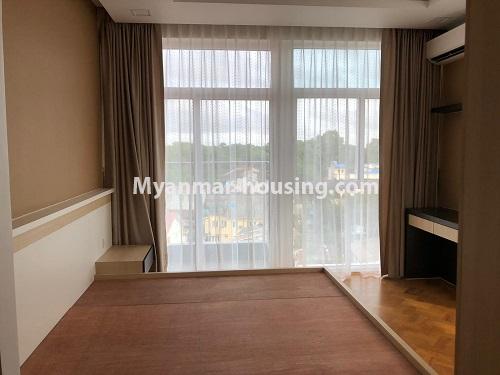 ミャンマー不動産 - 賃貸物件 - No.4502 - Furnished room in Sanchaung Garden Condominium for rent in Sanchaung! - single bedroom 1