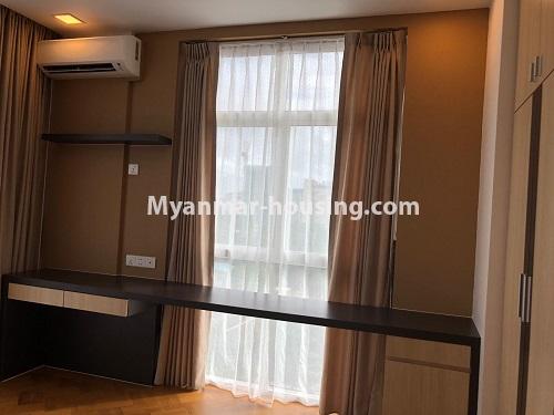 မြန်မာအိမ်ခြံမြေ - ငှားရန် property - No.4502 - စမ်းချောင်းမြို့နယ် Sanchaung Garden ကွန်ဒိုတွင် ပရိဘောဂပါပြီး အခန်းငှားရန် ရှိသည်။single bedroom 2