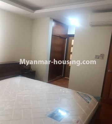 ミャンマー不動産 - 賃貸物件 - No.4511 - Decorated two bedroom Star City Condo room with furniture for rent in Thanlyin! - master bedroom view