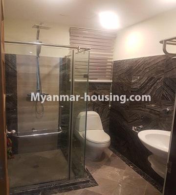 缅甸房地产 - 出租物件 - No.4511 - Decorated two bedroom Star City Condo room with furniture for rent in Thanlyin! - bathroom 2