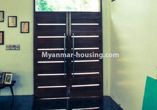 Myanmar real estate - for rent property - No.4517 - Half and three storey house with swimming pool, lift and full facilities for rent in 8 Mile, Mayangone! - a view of one place inside of the house