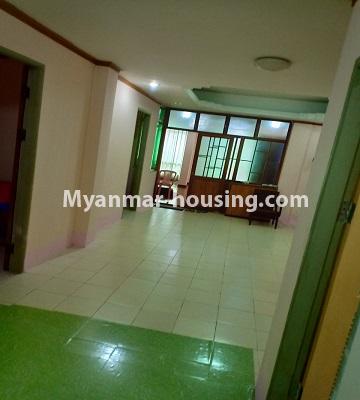Myanmar real estate - for rent property - No.4518 - Three bedrooms apartment for rent in Highway Complex, Kamaryut! - hall view