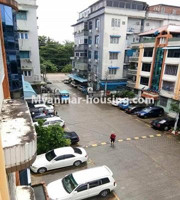Myanmar real estate - for rent property - No.4519 - Forth floor and penthouse for rent in Shwe Pa Dauk Yeik Mon, Kamaryut! - road view