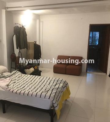 ミャンマー不動産 - 賃貸物件 - No.4520 - Furnished and decorated apartment room for rent in Sanchaung! - bed and mattress