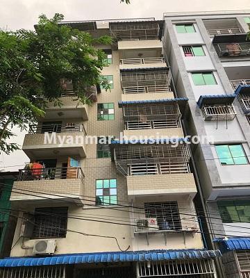 ミャンマー不動産 - 賃貸物件 - No.4520 - Furnished and decorated apartment room for rent in Sanchaung! - buliding view