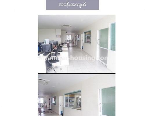 Myanmar real estate - for rent property - No.4521 - Four storey building for showroom option or other options on Yatana Road, Thin Gann Gyun! - hall view