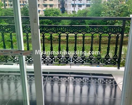 Myanmar real estate - for rent property - No.4522 - Three storey house with cheap price for rent in Kamaryut! - balcony veiw