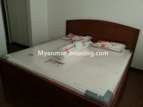 缅甸房地产 - 出租物件 - No.4523 - Decorated two bedroom Star City Condo room with furniture for rent in Thanlyin! - master bedroom