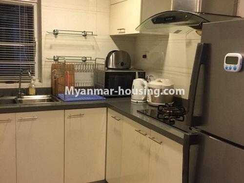 Myanmar real estate - for rent property - No.4523 - Decorated two bedroom Star City Condo room with furniture for rent in Thanlyin! - kitchen